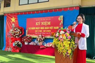 TRƯỜNG TIỂU HỌC TIÊN YÊN TỔ CHỨC KỈ NIỆM NGÀY NHÀ GIÁO VIỆT NAM 20/11