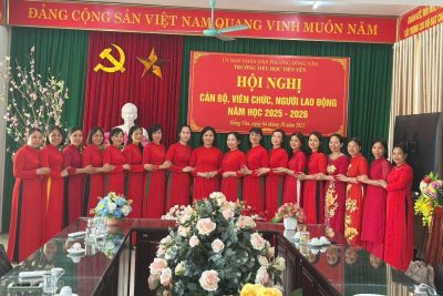 HỘI NGHỊ VIÊN CHỨC, NGƯỜI LAO ĐỘNG TRƯỜNG TIỂU HỌC TIÊN YÊN NĂM HỌC 2025 – 2026